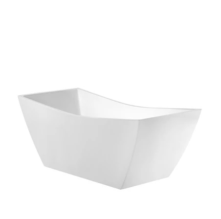Barclay ATDRSN71R-WH Tanya 71" Acrylic Tub with Integral Drain and Overflow