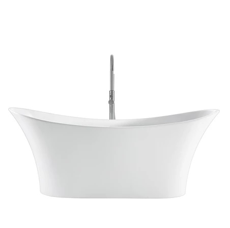 Barclay ATDSN69K-WH Noreen 69" Acrylic Double Slipper Tub