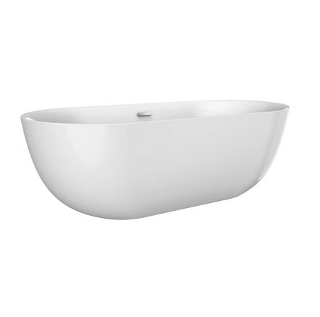 Barclay ATOVN59KIG-BN Paige 59" Acrylic Tub with Integral Drain and Overflow