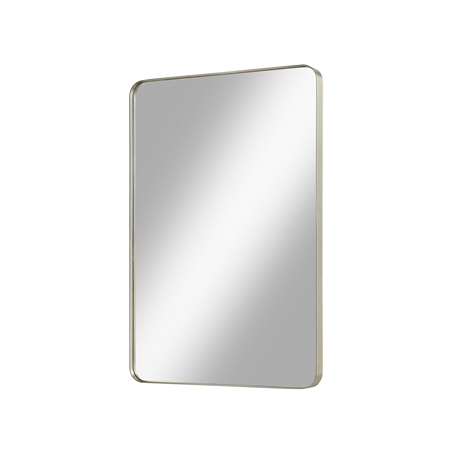 Fairmont 1100-M24BN Reflections 24" Metal Frame Mirror - Brushed Nickel
