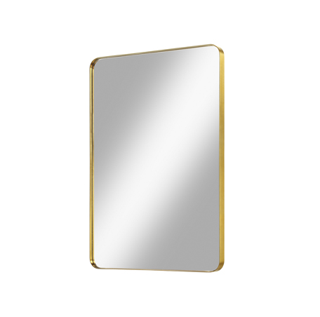 Fairmont 1100-M24BR Reflections 24" Metal Frame Mirror - Brass