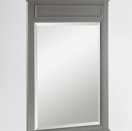 Fairmont 1504-M24 Smithfield 24" Mirror - Medium Gray