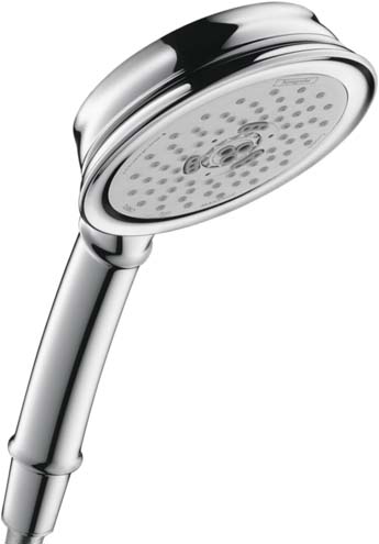 Hansgrohe 04072000 Croma 100 Classic Handshower 3-Jet, 2.5 GPM in Chrome