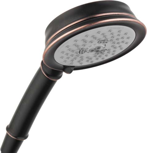 Hansgrohe 04072920 Croma 100 Classic Handshower 3-Jet, 2.5 GPM in Rubbed Bronze