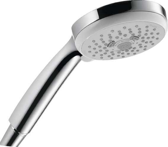 Hansgrohe 04073000 Croma 100 Handshower E 3-Jet, 2.5 GPM in Chrome