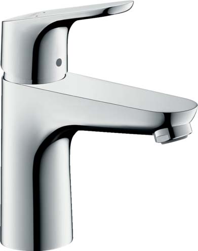 Hansgrohe 04371000 Focus Single-Hole Faucet 100 with Pop-Up Drain, 1.2 GPM in Chrome