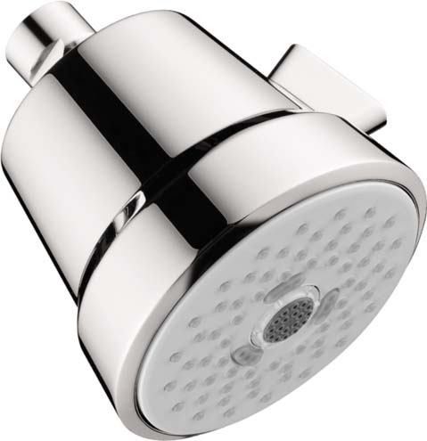 Hansgrohe 04500000 Club Showerhead 100 3-Jet, 2.0 GPM in Chrome