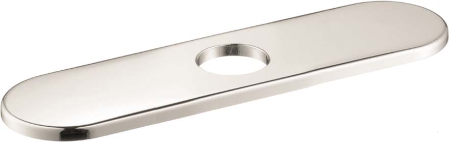 Hansgrohe 14019831 Base Plate for Single-Hole Kitchen Faucets, 10" in Polished Nickel