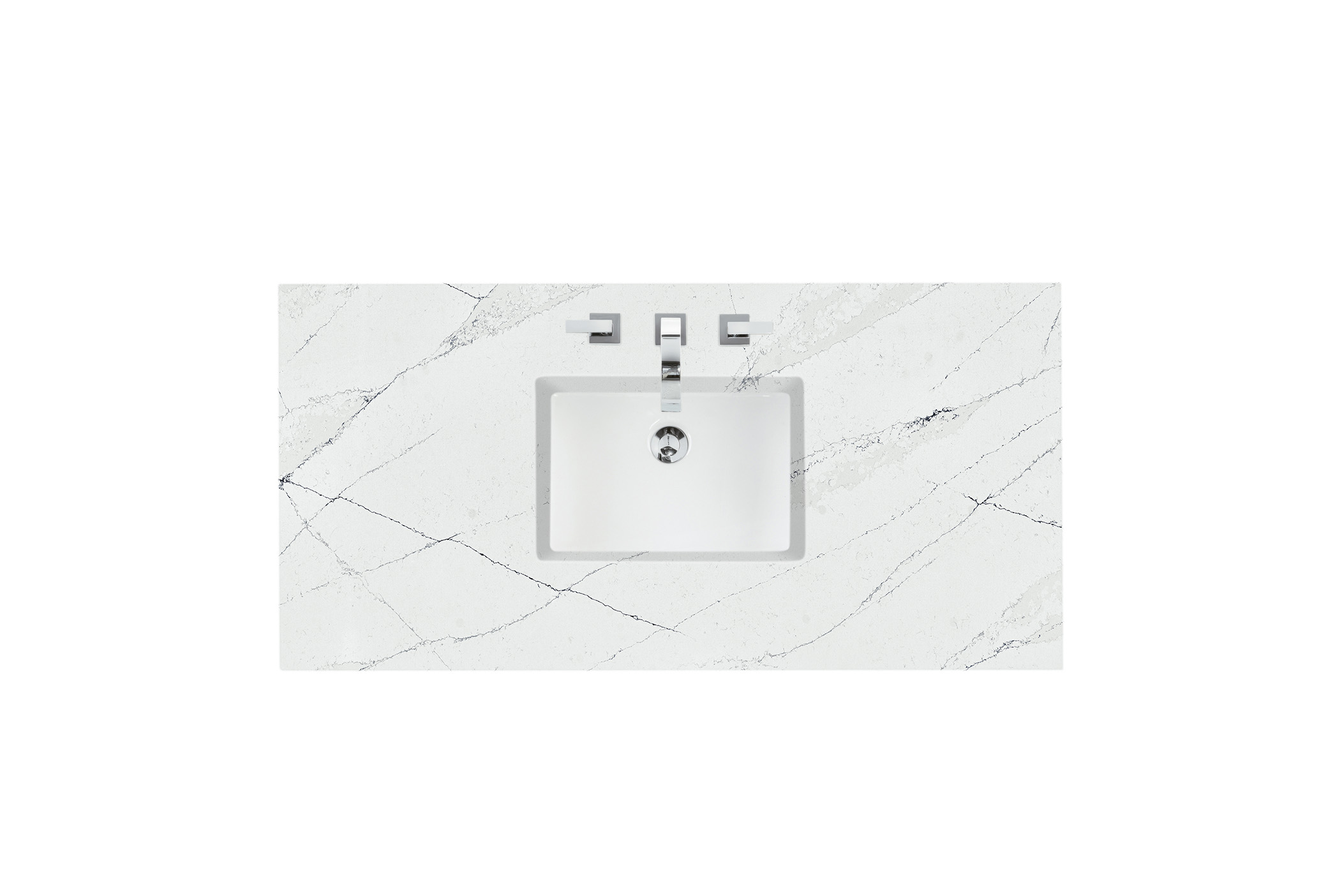 James Martin 050-S48-ENC-SNK 48" Single Top, 3 CM Ethereal Noctis Quartz w/ Sink