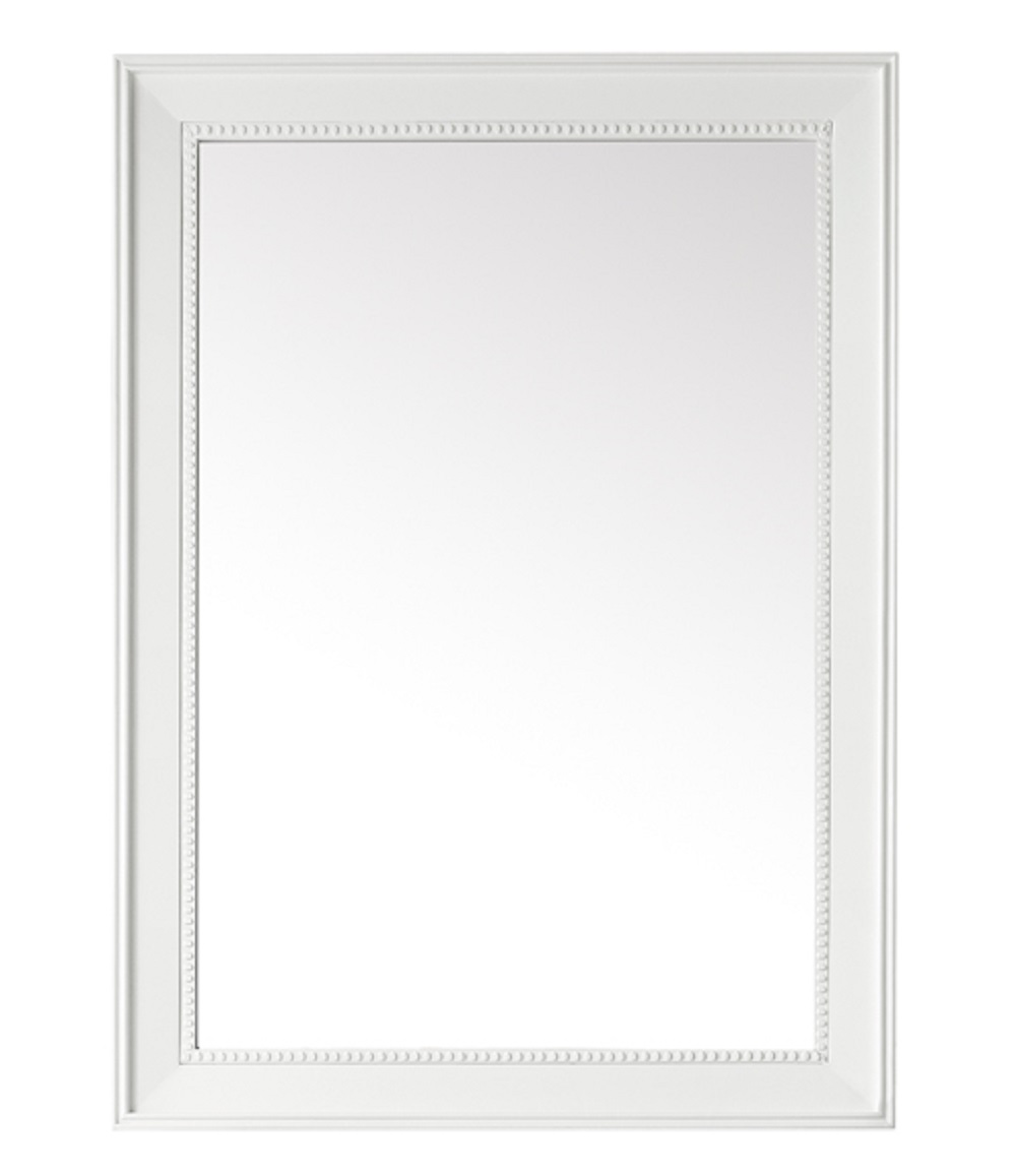 James Martin 157-M29-GW Bristol 29" Rectangular Mirror, Glossy White