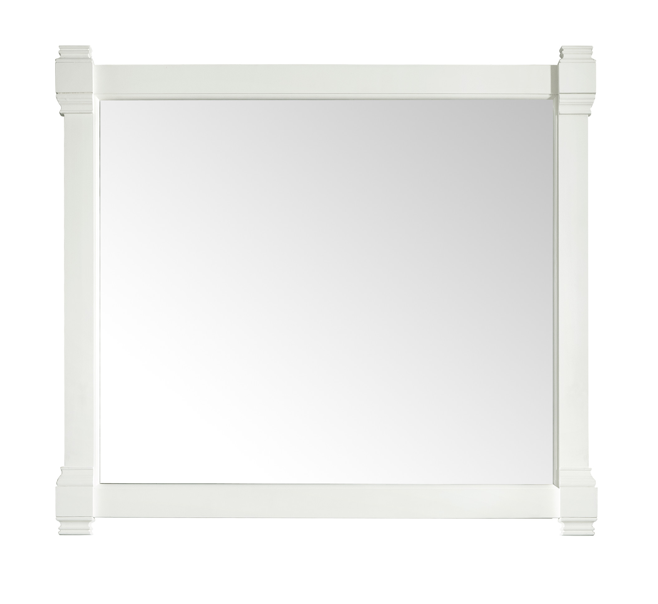 James Martin 650-M43-BW Brittany 43" Mirror, Bright White