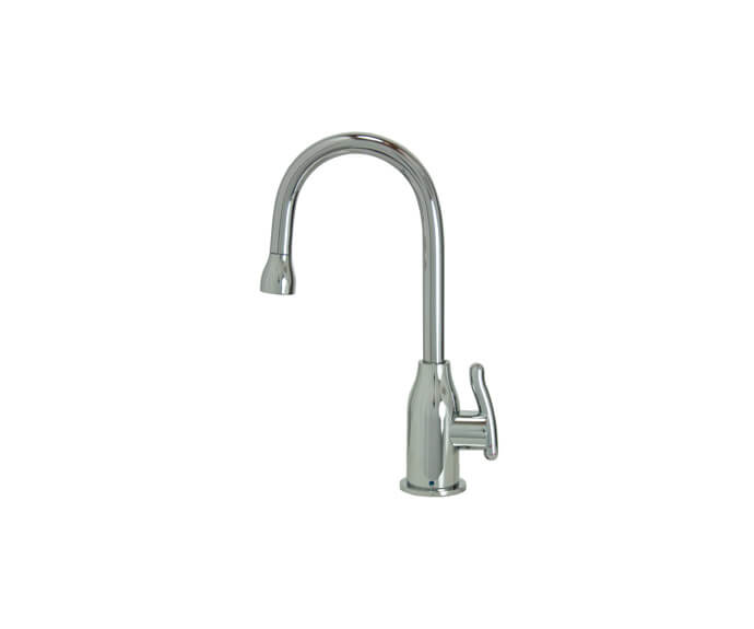 Mountain Plumbing MT1803-NL/CPB Point-of-Use Drinking Faucet with Modern Curved Body & Handle - Polished Chrome