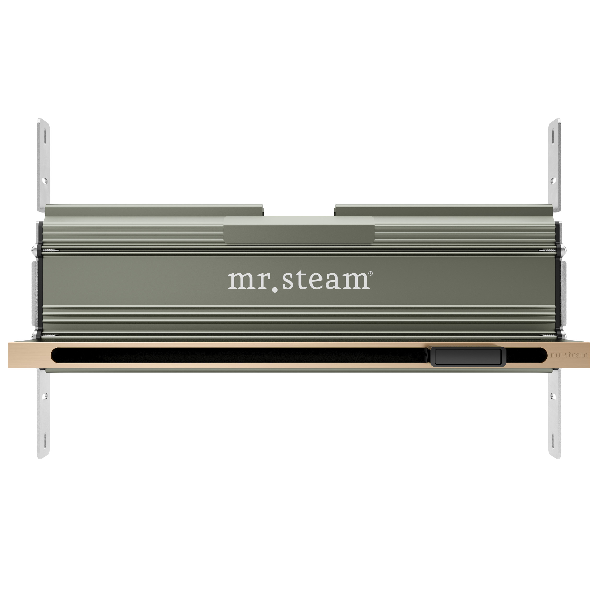 Mr Steam 104480BB Linear 16 in. Steam Head With AromaTray in Brushed Bronze