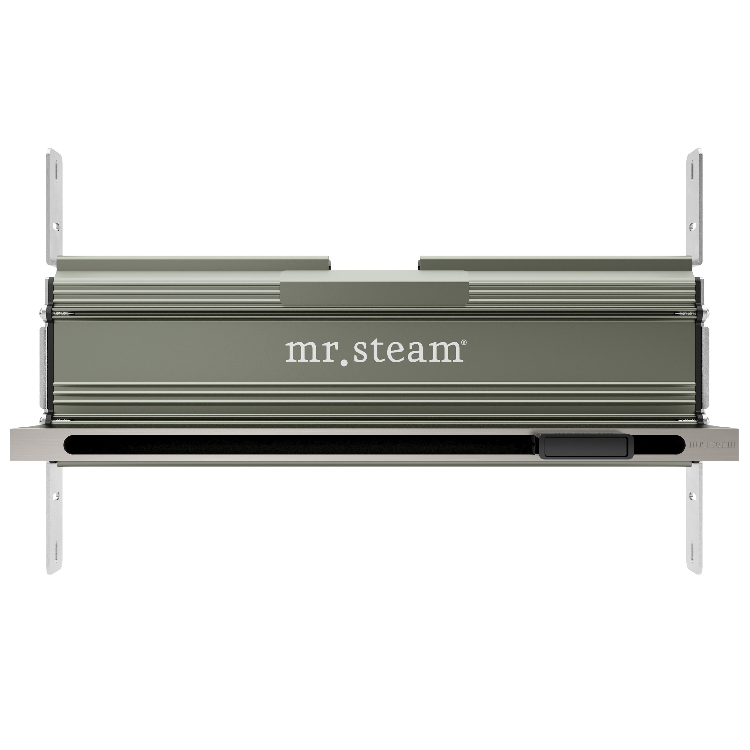 Mr Steam 104480BN Linear 16 in. Steam Head With AromaTray in Brushed Nickel