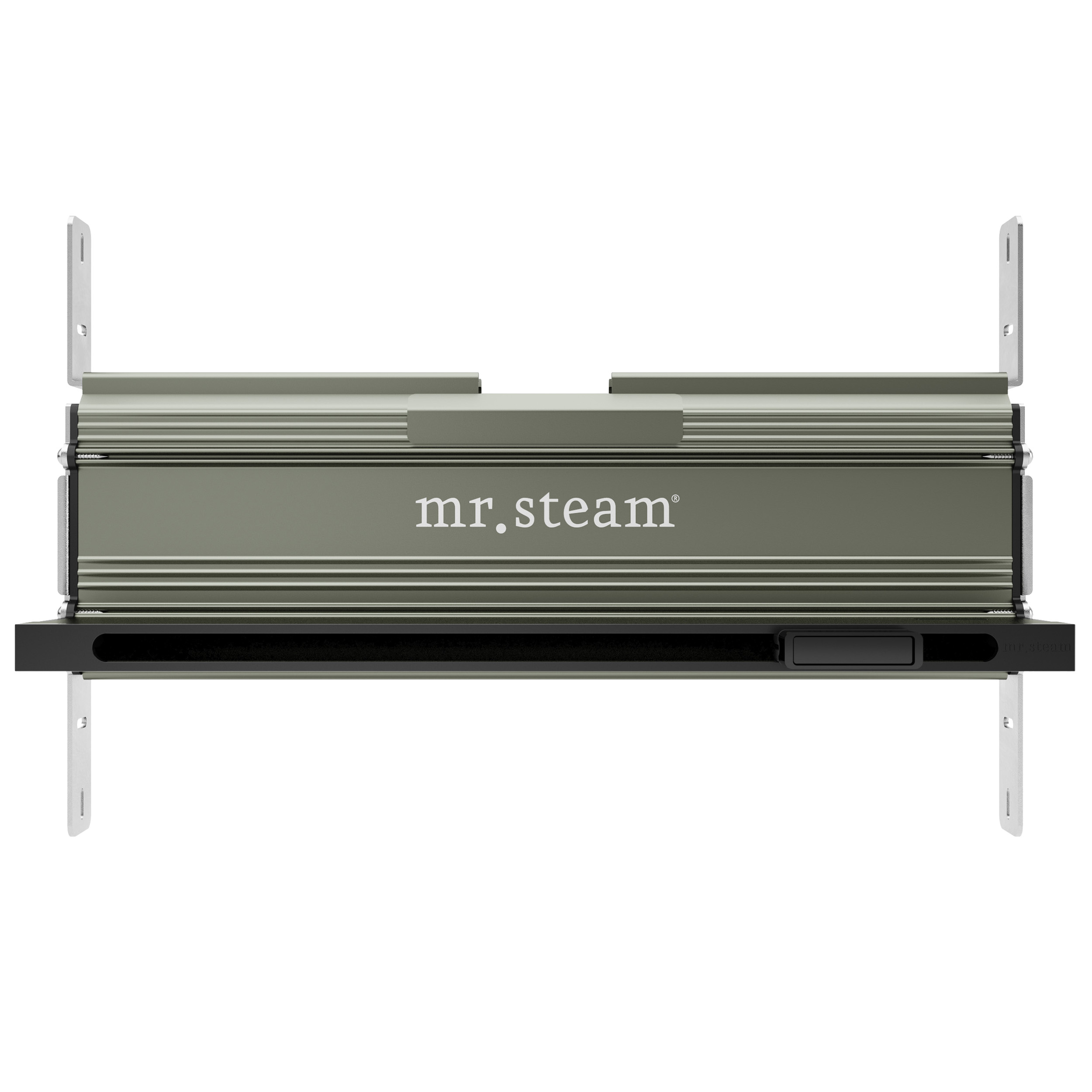 Mr Steam 104480MB Linear 16 in. Steam Head With AromaTray in Matte Black