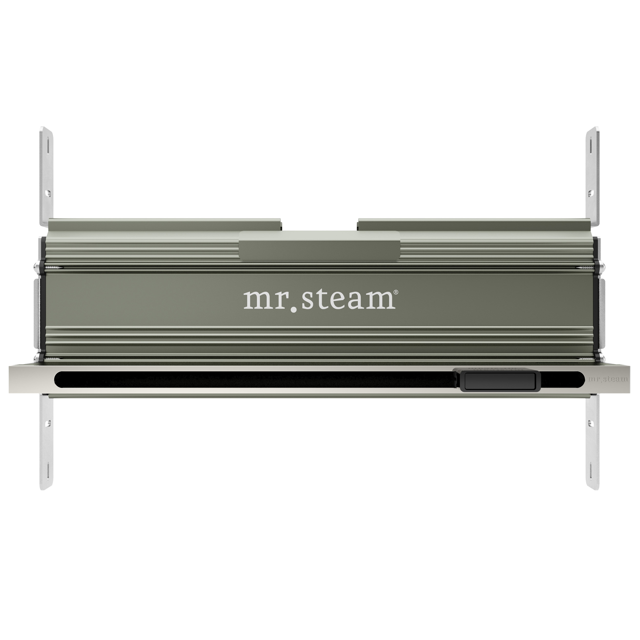Mr Steam 104480PN Linear 16 in. Steam Head With AromaTray in Polished Nickel