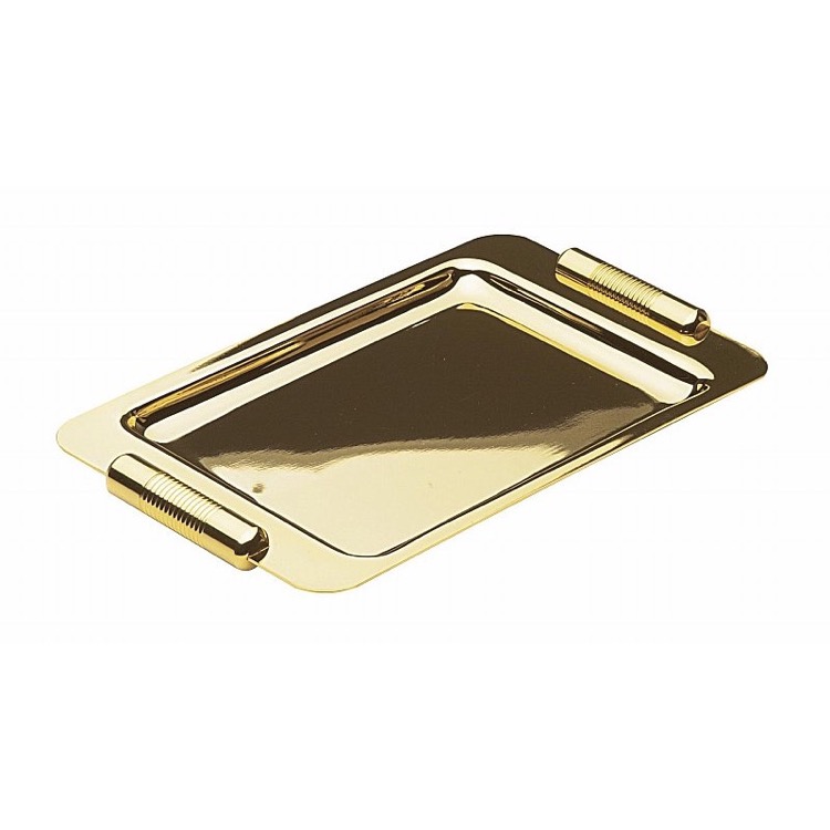 Nameeks 51227-O Windisch Rectangle Metal Bathroom Tray - Gold