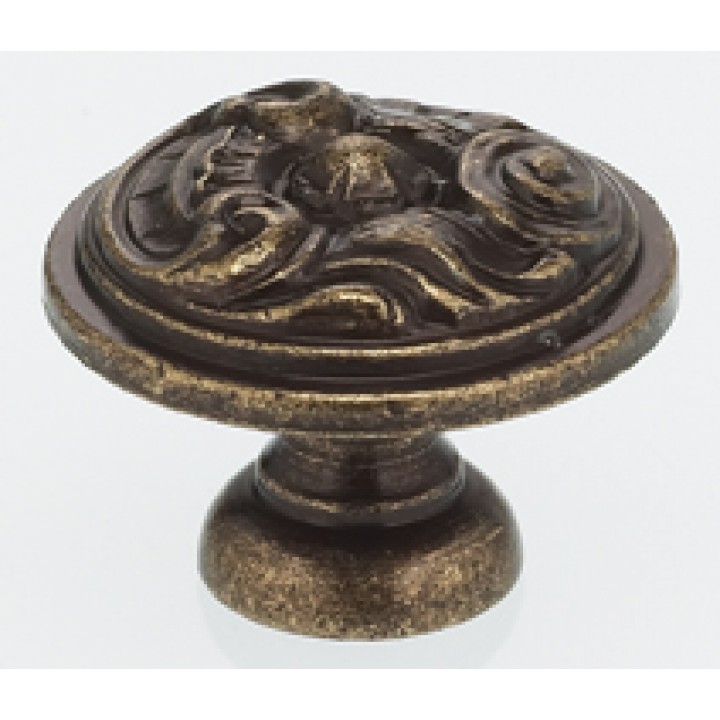 Omnia 9120/25 Cabinet Knob 1" dia - Shaded Bronze