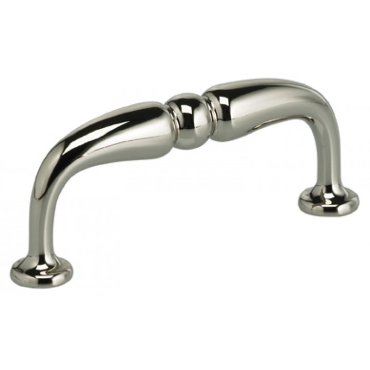 Omnia 9431/76 Cabinet Pull 3" CC - Polished Nickel Plated