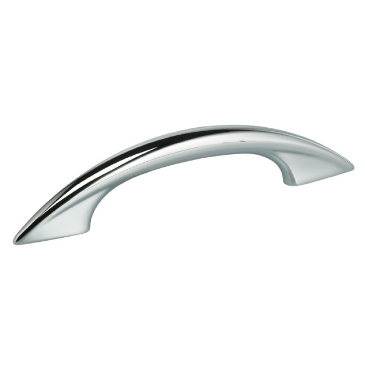Omnia 9461/100 Cabinet Pull 4" - Polished Chrome Plated