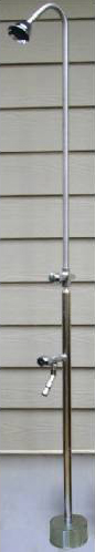 Outdoor Shower BS-1200 Free Standing Cold Water Shower Unit - Click Image to Close