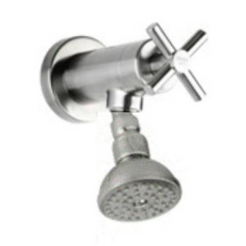 Outdoor Shower CAP-B3130-D1 Stainless Steel Smooth Cross Handle Concealed Valve