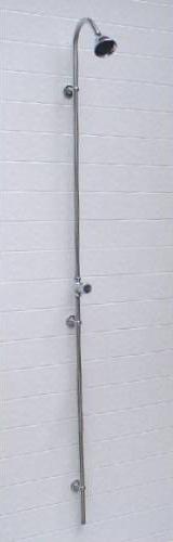 Outdoor Shower PM-250 Wall Mount 80" Cold Water Shower Unit