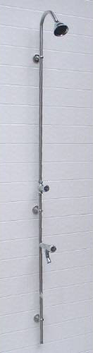 Outdoor Shower PM-600 Wall Mount 80" Cold Water Shower Unit