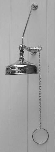 Outdoor Shower WMPC-150-12-6 Wall Mount Pull Chain Shower