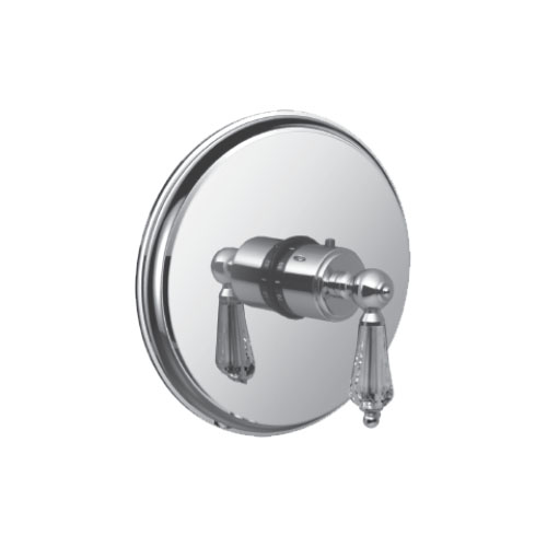 Santec 7093LC10-TM Thermostatic Shower - Trim only with Lc Handle - Polished Chrome