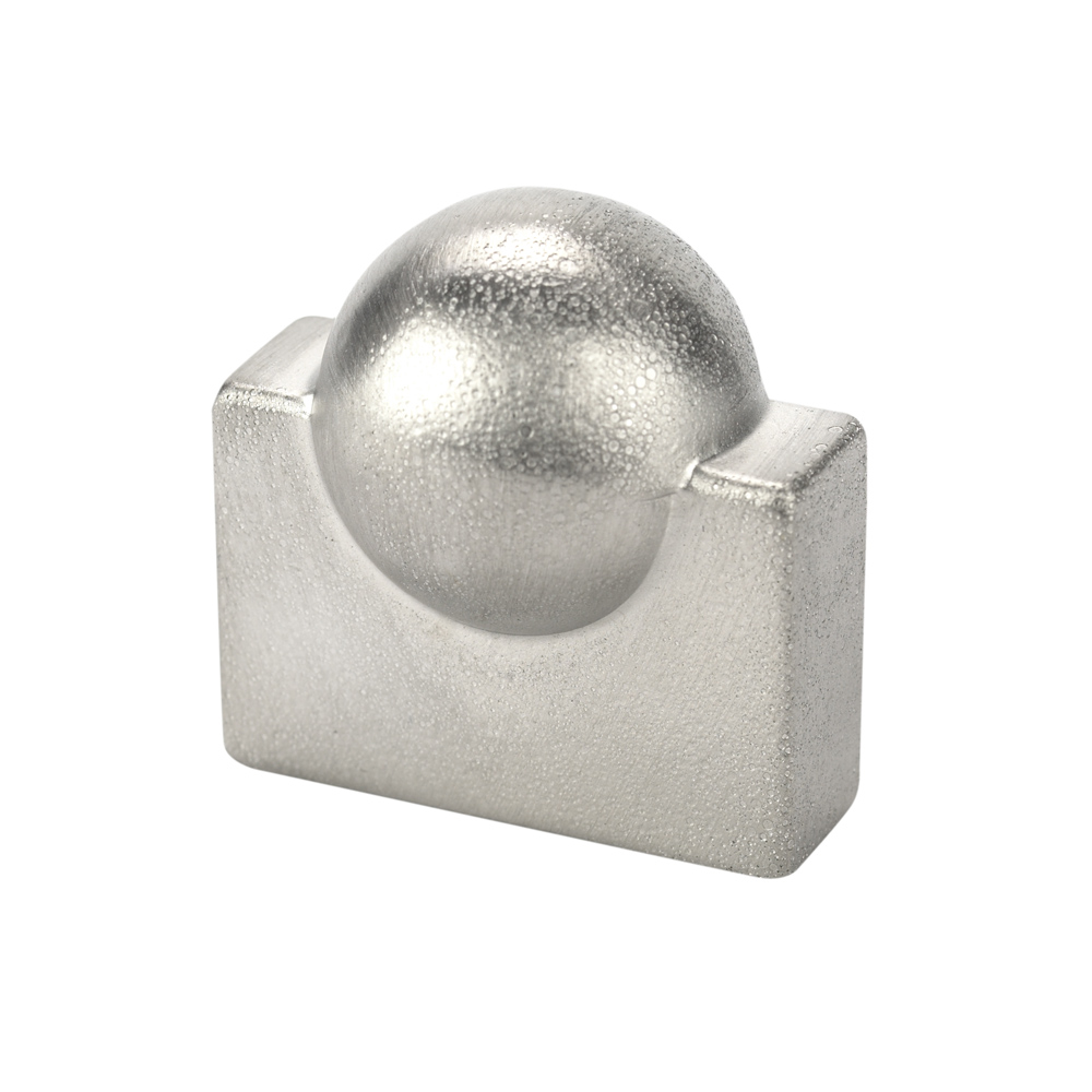 Topex Hardware Z40680160067 Knob with Center Ball 0.6" (C-C) - Stainless Steel