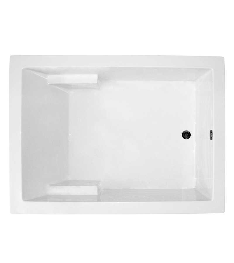 MTI AEAP114U-WH-UM Andrea 9 Air Massage Elite with Ultra Therapy Whirlpool Bath Tub 67X49- White Undermount - Click Image to Close