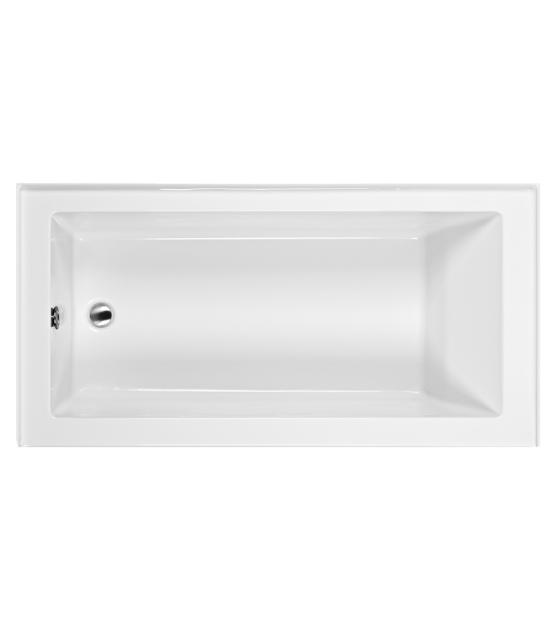 MTI AE153-WH-RH Cameron 3 Air Massage Elite Skirted Bath Right Hand Drain Tubs 66x32 - White