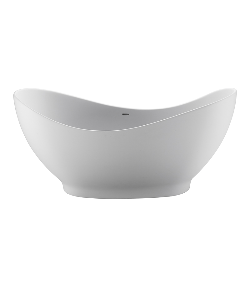 MTI S222-WH-GL Juliet 2 Soaker Bath Tub 66X30 - Gloss White