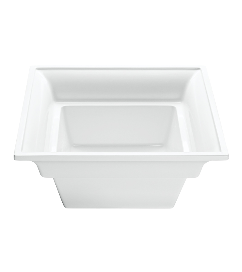 MTI MTCS734-BI-GL Intarcia Engineered Solid Stone Sink 18X18 - Biscuit Gloss