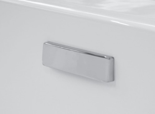 MTI WOTRBN Toe Tap with Rectangular Overflow - Brushed Nickel