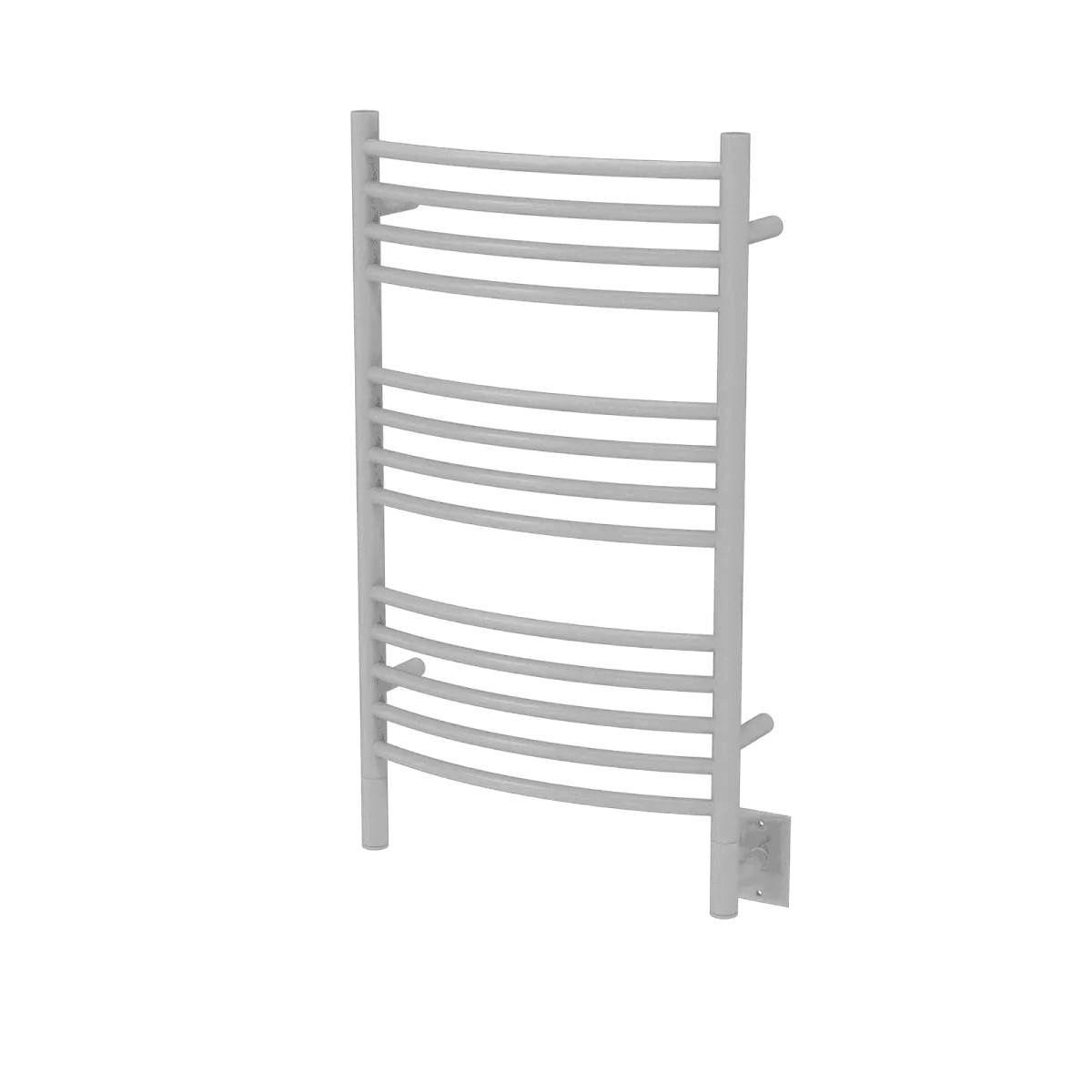 Amba CCW Model C Curved 13 Bar Hardwired Towel Warmer - White - Click Image to Close