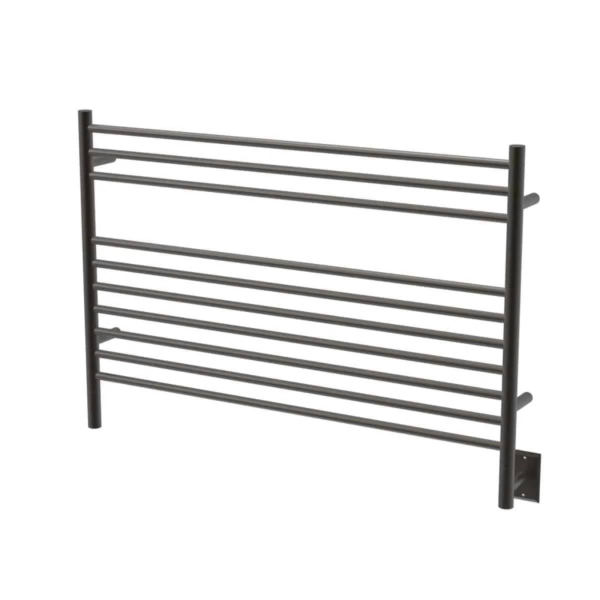 Amba LSO Model L Straight 10 Bar Hardwired Towel Warmer - Oil Rubbed Bronze - Click Image to Close