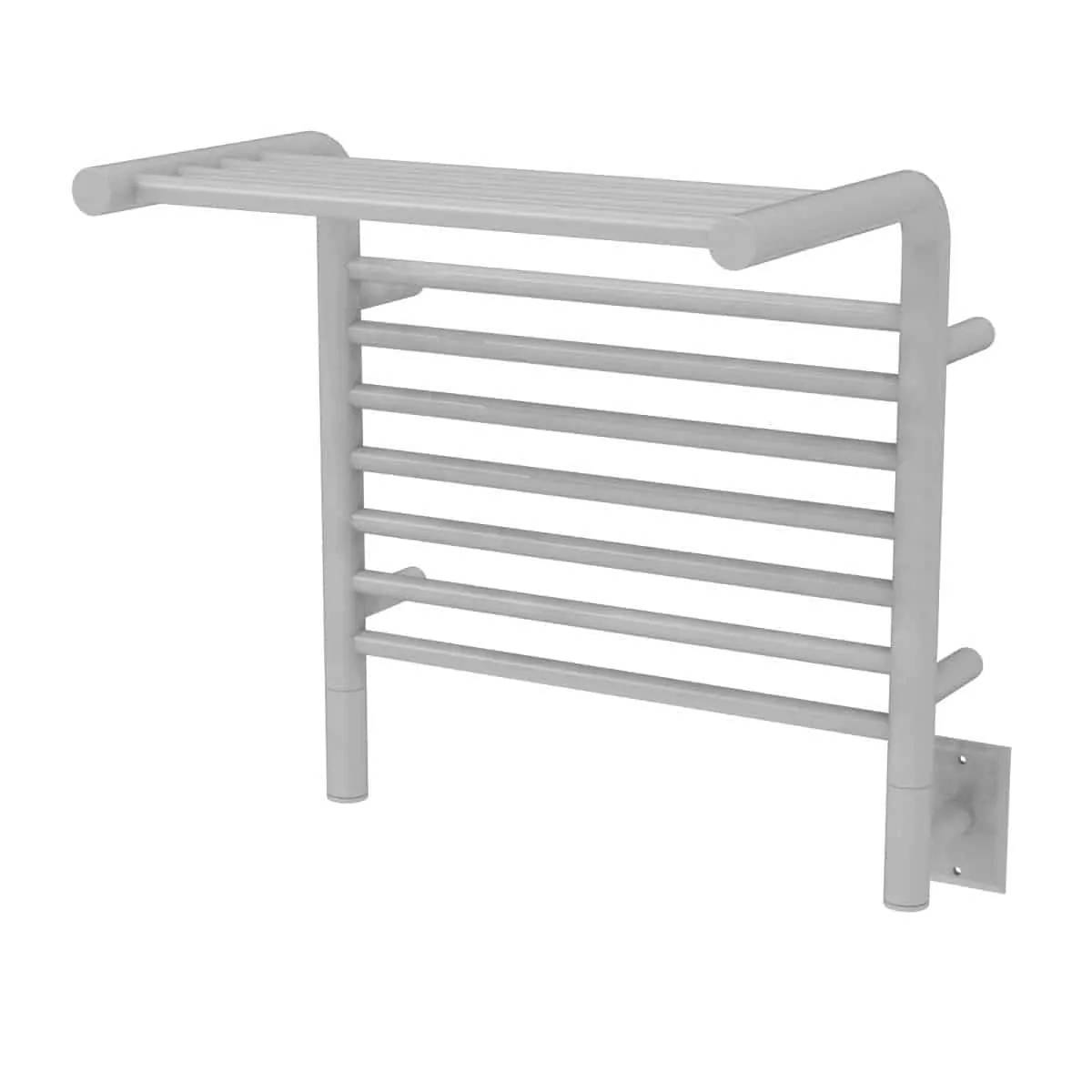 Amba MSW Model M Shelf 11 Bar Hardwired Towel Warmer - White - Click Image to Close