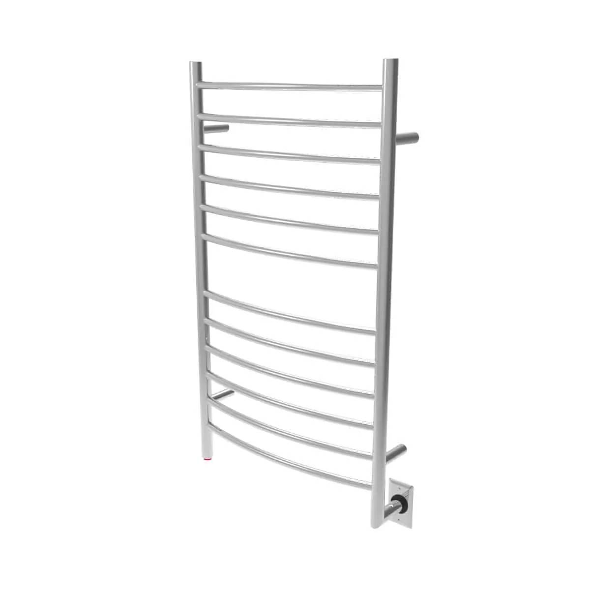 Amba RWHL-CP Large Hardwired Curved 12 Bar Towel Warmer - Polished - Click Image to Close