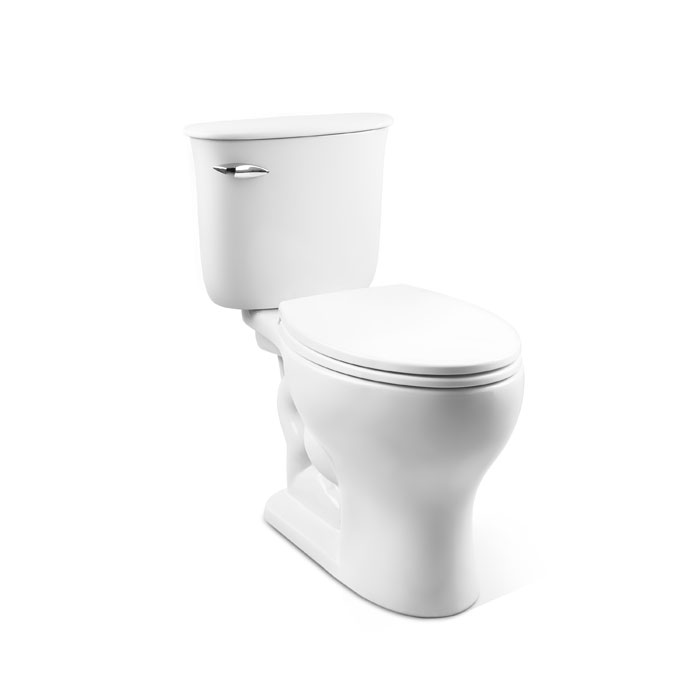 Axent W372-B231-U1 Annie Two-Piece Toilet Bowl/12"/White - Click Image to Close
