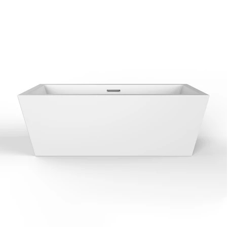 Barclay ATFRECN67EIG-WT Stannard 67" Acrylic Tub with Integral Drain and Overflow - Click Image to Close
