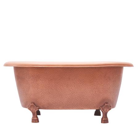Barclay COTDRN31-AC-AC Picasso 32â€³ Copper Double Roll Top Tub