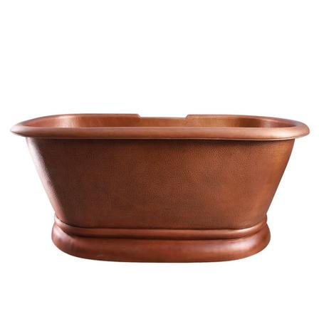 Barclay COTDRN61K-AC Reedley 61â€³ Copper Double Roll Top Tub