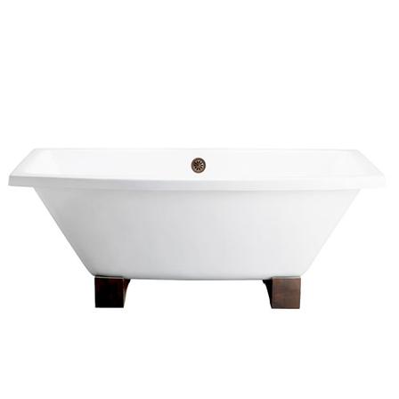 Barclay CTSQH67-WH Athens 67" Cast Iron Tub