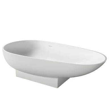 Barclay RTOVN70-OF-WH Carlyle 70" Resin Oval Tub