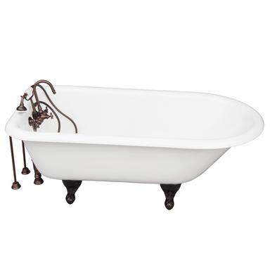 Barclay TKCTR67-ORB1 Brocton 68â€³ Cast Iron Roll Top Tub Kit - Oil Rubbed Bronze Accessories