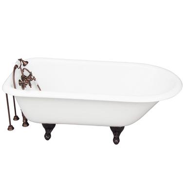 Barclay TKCTR67-ORB2 Brocton 68â€³ Cast Iron Roll Top Tub Kit - Oil Rubbed Bronze Accessories