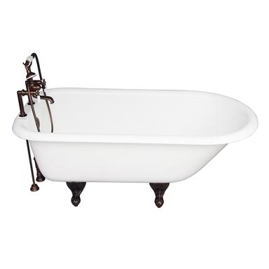 Barclay TKCTR7H60-ORB1 Beecher 60â€³ Cast Iron Roll Top Tub Kit - Oil Rubbed Bronze Accessories