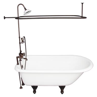 Barclay TKCTR7H60-ORB3 Beecher 60â€³ Cast Iron Roll Top Tub Kit - Oil Rubbed Bronze Accessories